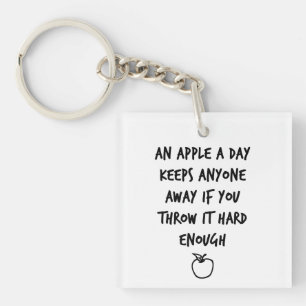 An Apple A Day Keychain