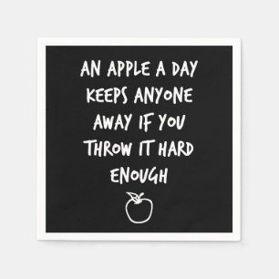 An Apple A Day Napkin