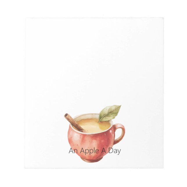 An Apple A Day Notepad (Front)