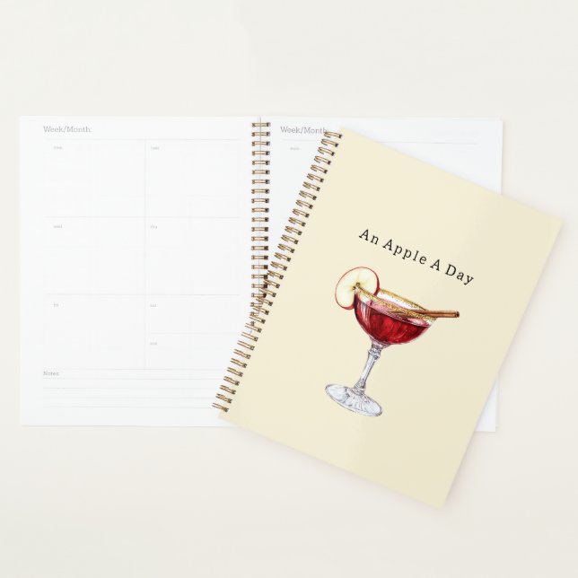 An Apple A Day   Planner (Display)