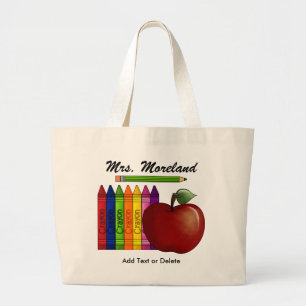 An Apple for the Teacher Tote by SRF