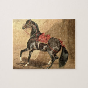 An Arabian Horse (w/c laid down on paper) Jigsaw Puzzle