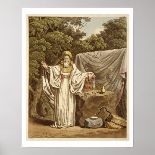 An Arch Druid in his Judicial Habit, engraved by R Poster