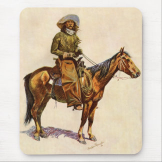 An Arizona Cowboy by Remington, Vintage Western Mouse Pad