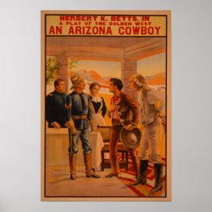 An Arizona CowboyWestern Play Poster