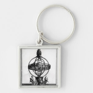 An Armillary Sphere of the Copernican System Keychain
