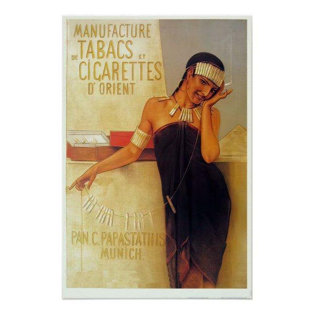 An art deco poster for German cigaretes (Front)