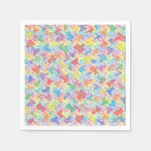 An Artist’s Palette Paper Napkins