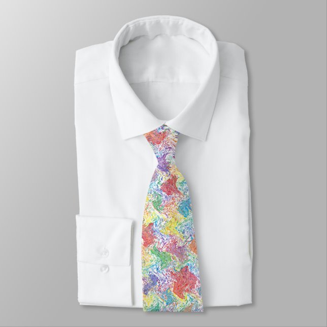 An Artist’s Palette Tie (Tied)