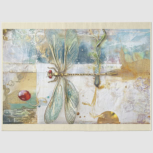 An Artistic Dragonfly Series Design #11 Tissue Paper
