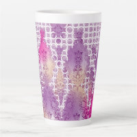 An artistic pattern displaying shades of purple an