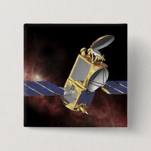 An artist's concept 2 inch square button