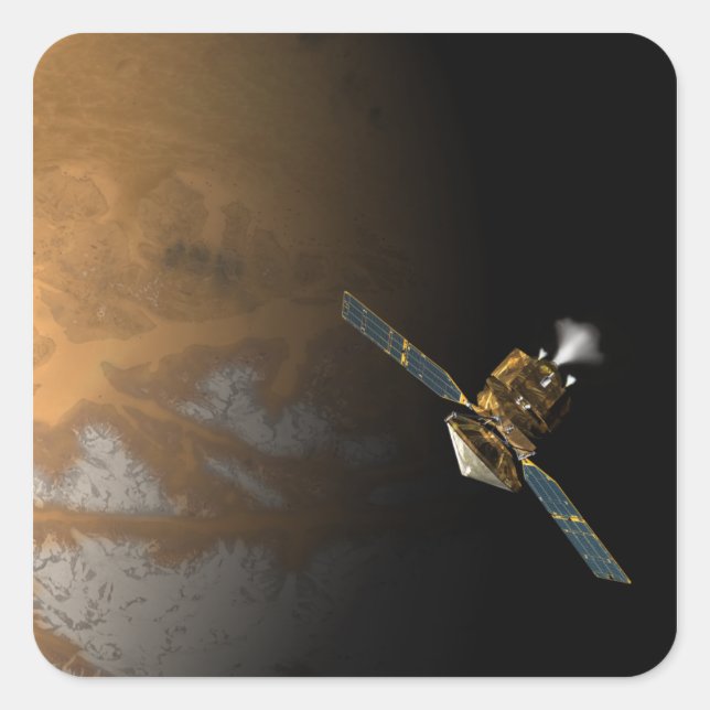 An artist's concept square sticker (Front)