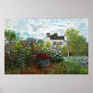 An Artist's Garden Poster (in many sizes)