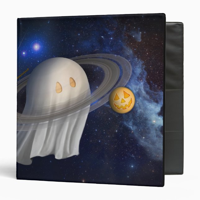 An artist's Halloween illustration Binder (Front/Inside)