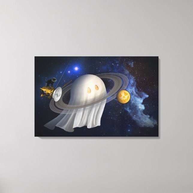 An artist's Halloween illustration Canvas Print (Front)