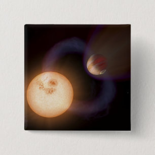 An artist's impression 2 inch square button
