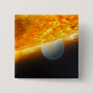 An artist's impression 3 2 inch square button