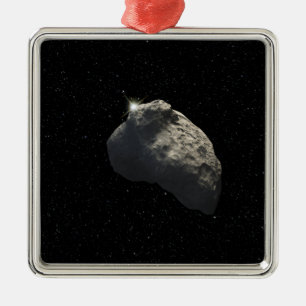 An artist's impression metal ornament