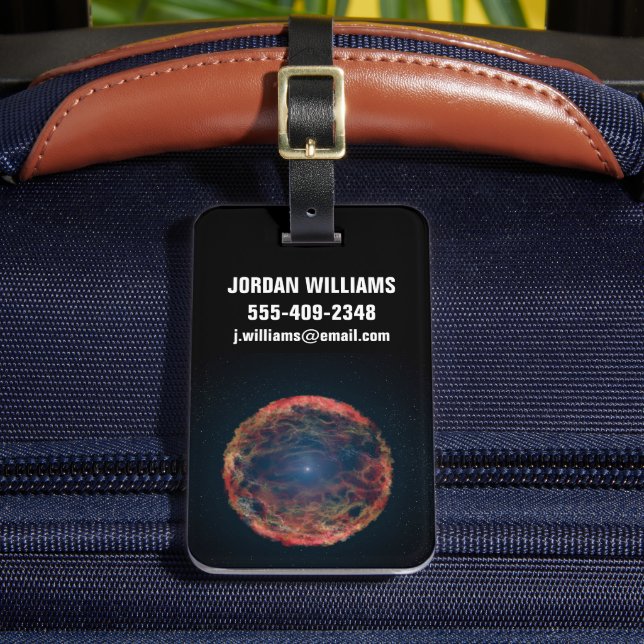An Artist's Impression Of Supernova 1993j. Luggage Tag (Front Insitu 2)