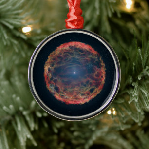 An Artist's Impression Of Supernova 1993j. Metal Ornament