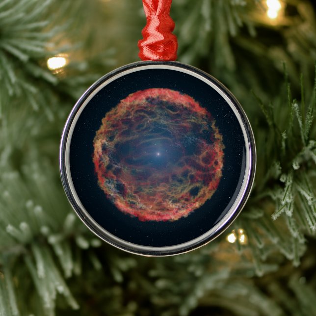 An Artist's Impression Of Supernova 1993j. Metal Ornament (Tree)