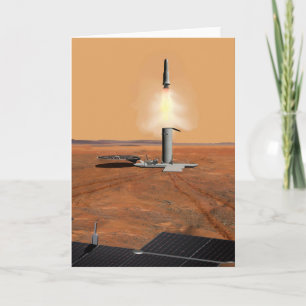An Ascent Vehicle Leaving Mars. 2 Card