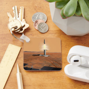 An Ascent Vehicle Leaving Mars. 2 Keychain