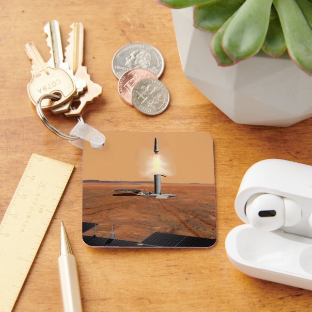 An Ascent Vehicle Leaving Mars. 2 Keychain (Desk)