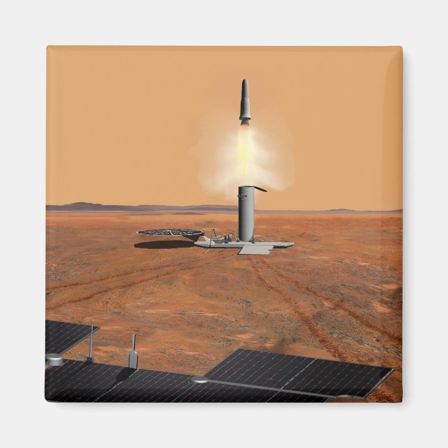 An Ascent Vehicle Leaving Mars. 2 Magnet (Front)