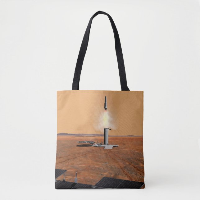 An Ascent Vehicle Leaving Mars. 2 Tote Bag (Front)