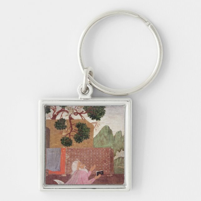 An ascetic on a tigerskin keychain (Front)