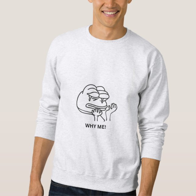 An ash mood  sweatshirt (Front)