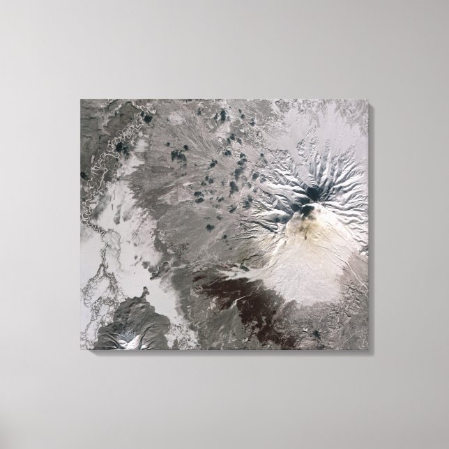 An ash rich plume rises canvas print (Front)