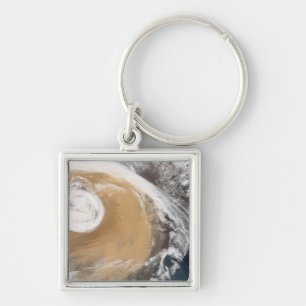An Asian dust storm crosses the Pacific Keychain