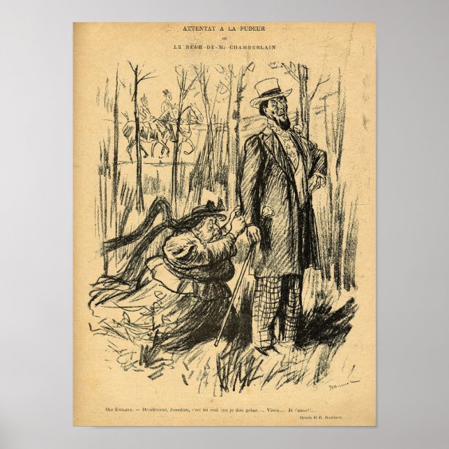An Assault on Modesty or Mr. Chamberlain's Poster (Front)