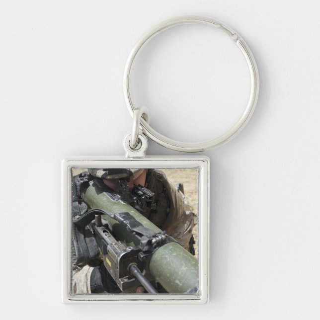 An assaultman keychain (Front)