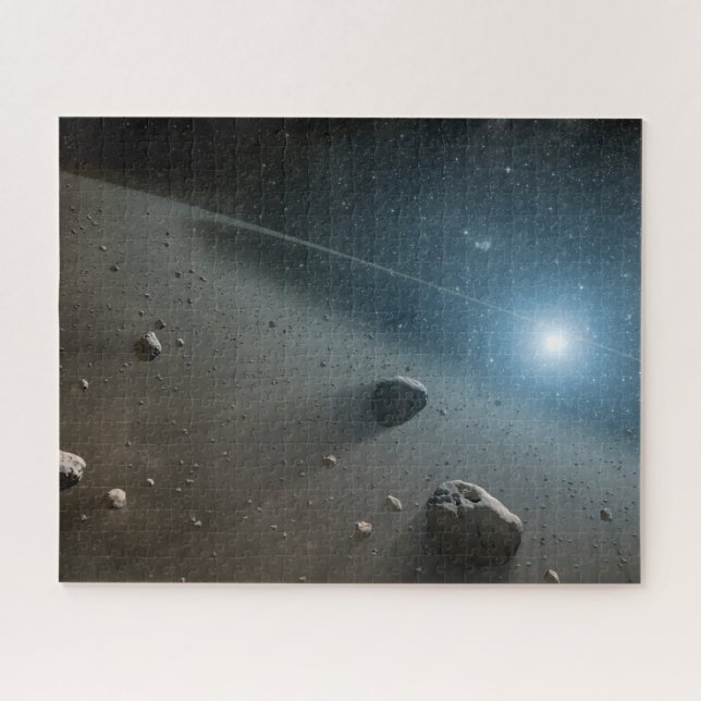 An Asteroid Belt Around The Bright Star Vega. Jigsaw Puzzle (Horizontal)