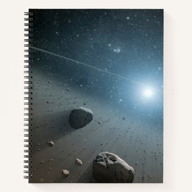 An Asteroid Belt Around The Bright Star Vega. Notebook (Front)
