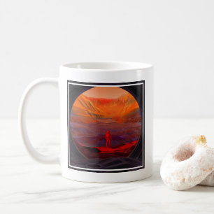 An Astronaut On Mars Coffee Mug