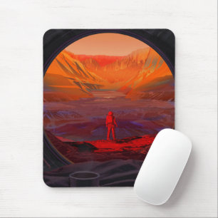 An Astronaut On Mars Mouse Pad