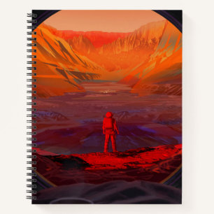 An Astronaut On Mars Notebook