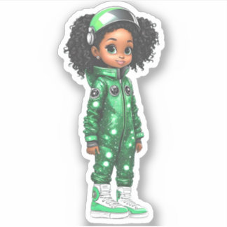 An Astronaut Team Member - Green