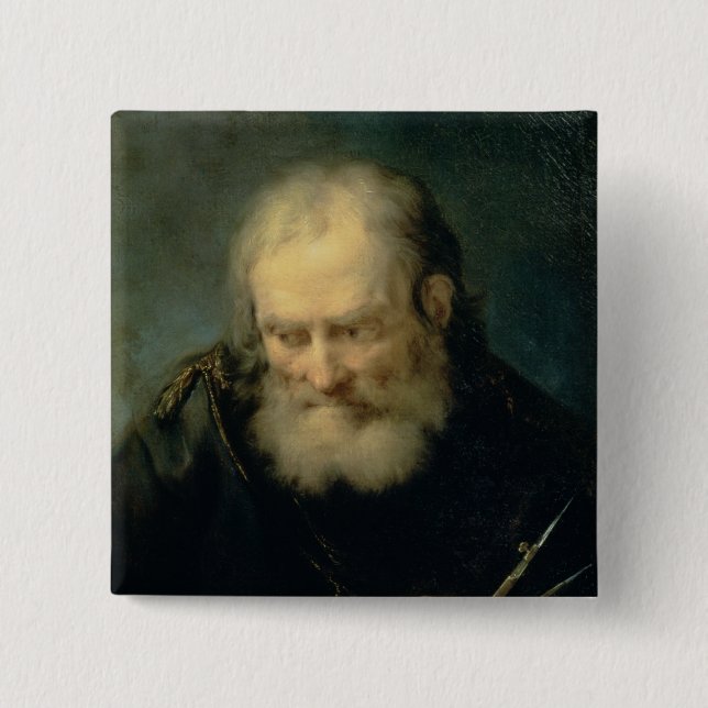 An Astronomer 2 Inch Square Button (Front)