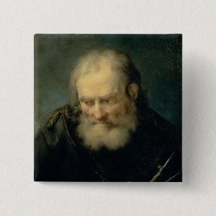 An Astronomer 2 Inch Square Button