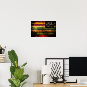 "An attentive listener" Motivation Affirmation Poster