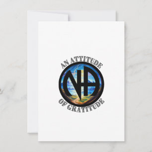 An Attitude of Gratitude - NA Narcotics Anonymous Holiday Card