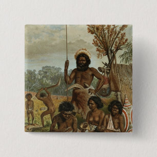 An Australian family party from New South Wales 2 Inch Square Button