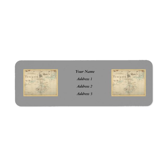 An Authentic 1690 Pirate Map (Front)