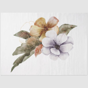 An Autumn Animal and Floral Series Design 14 Tissue Paper